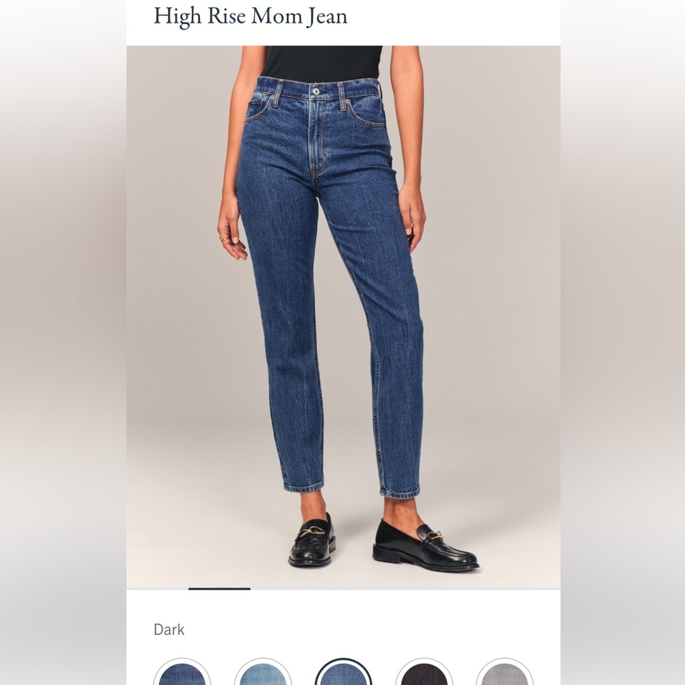 Abercrombie & Fitch High Rise Mom Jean